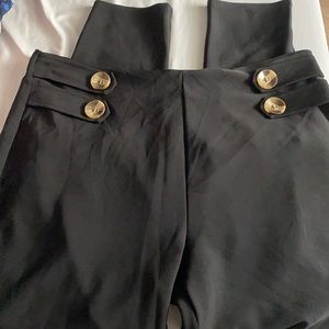 Black stretchy slacks